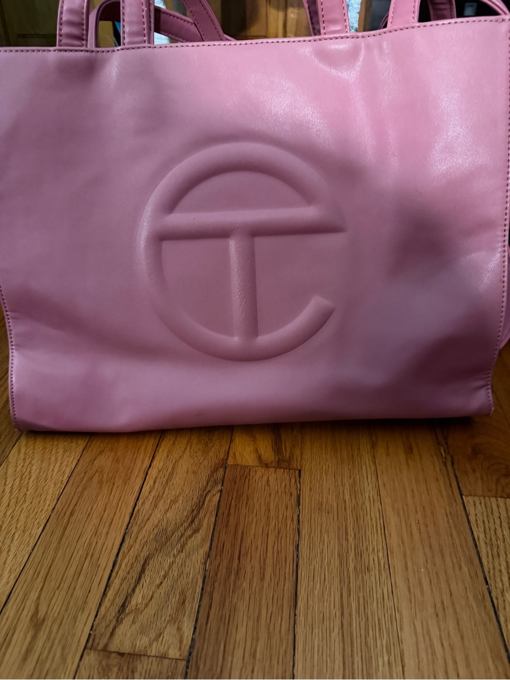Purple Telfar Tote Bag